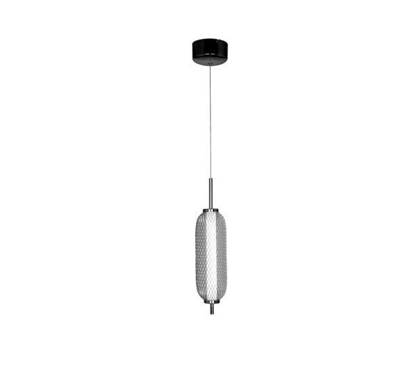 תלוי תקרה קוקטייל בודד ארוך שחור 10W