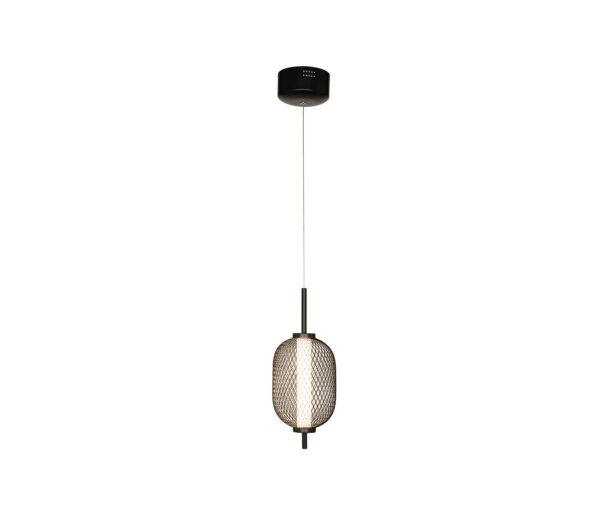 תלוי תקרה קוקטייל בודד קצר שחור 7.5W
